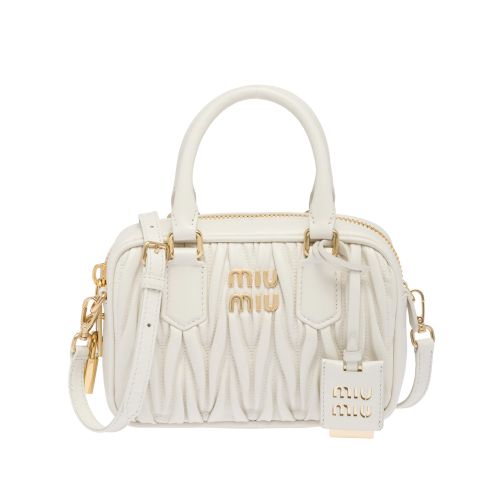 Miumiu Matelasse Nappa Leather Top-handle Bag 5BB123 